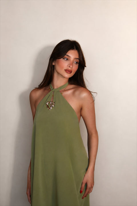 Je Suis Me Robe of Summer dress in green