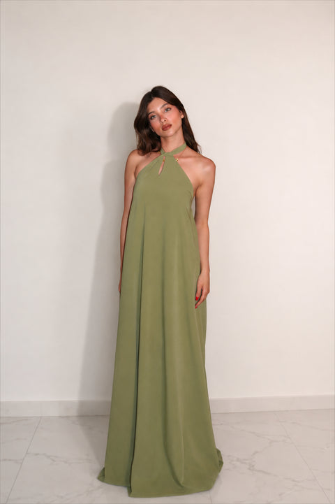 Je Suis Me Robe of Summer dress in green — view 2