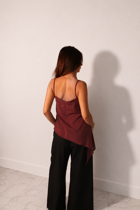 Je Suis Me Sunshine Top in rosewood — view 5