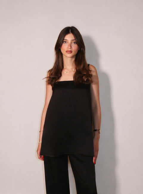 Je Suis Me Muse Top in black — view 2