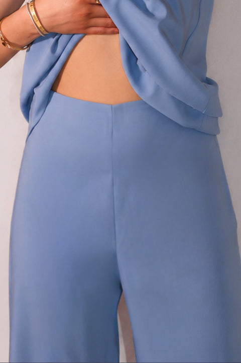 Je Suis Me Muse Trousers in blue — view 2