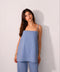 Je Suis Me Muse Top in blue