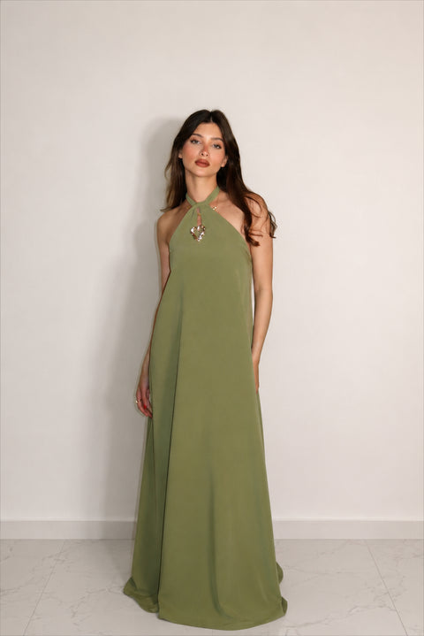 Je Suis Me Robe of Summer dress in green — view 5