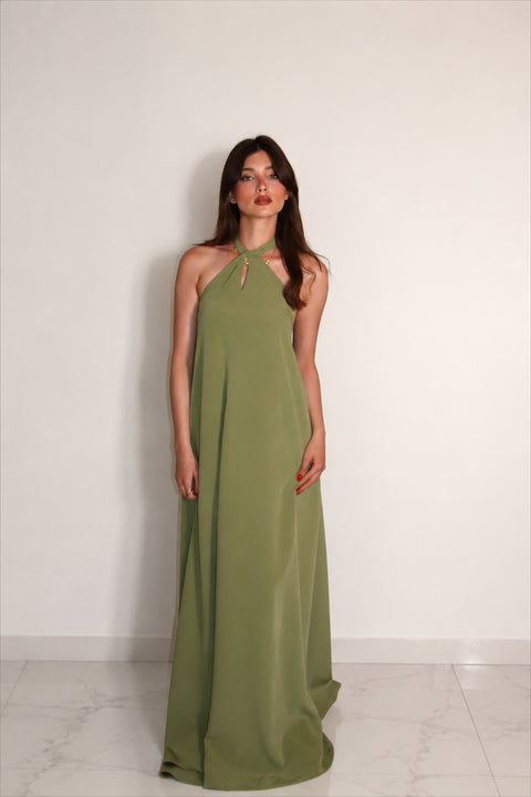 Je Suis Me Robe of Summer dress in green — view 3