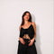 Je Suis Me Summer Kimono cover-up in black — view 5