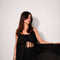 Je Suis Me Summer Kimono cover-up in black — view 4