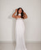 Je Suis Me Robe of Dreams satin column maxi dress in ivory