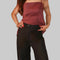 Je Suis Me Linen Edit trousers in black
